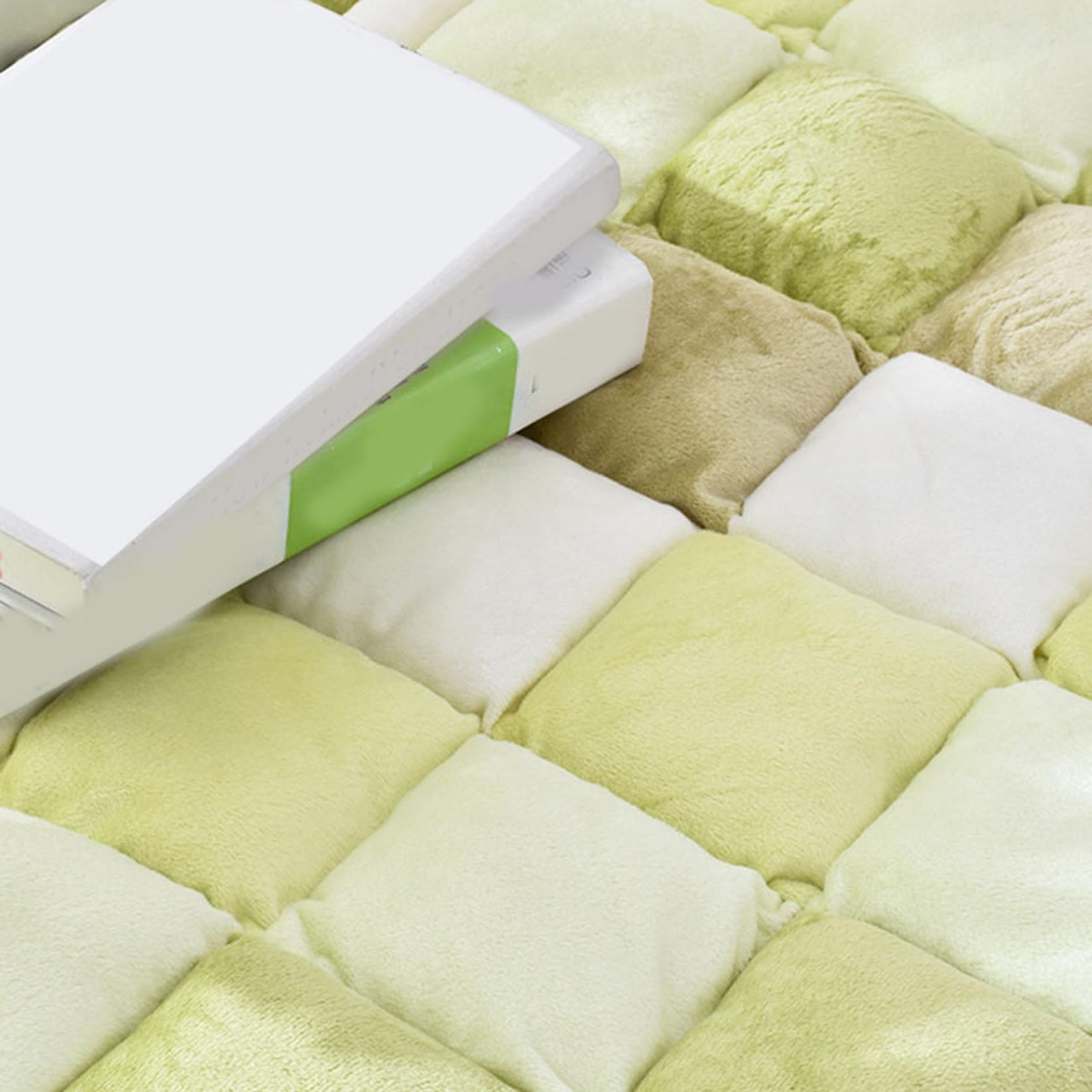 パッチワーク キルト ラグ  マット お値下げしました】パッチワーク キルトマット インテリアラグ ベビー
