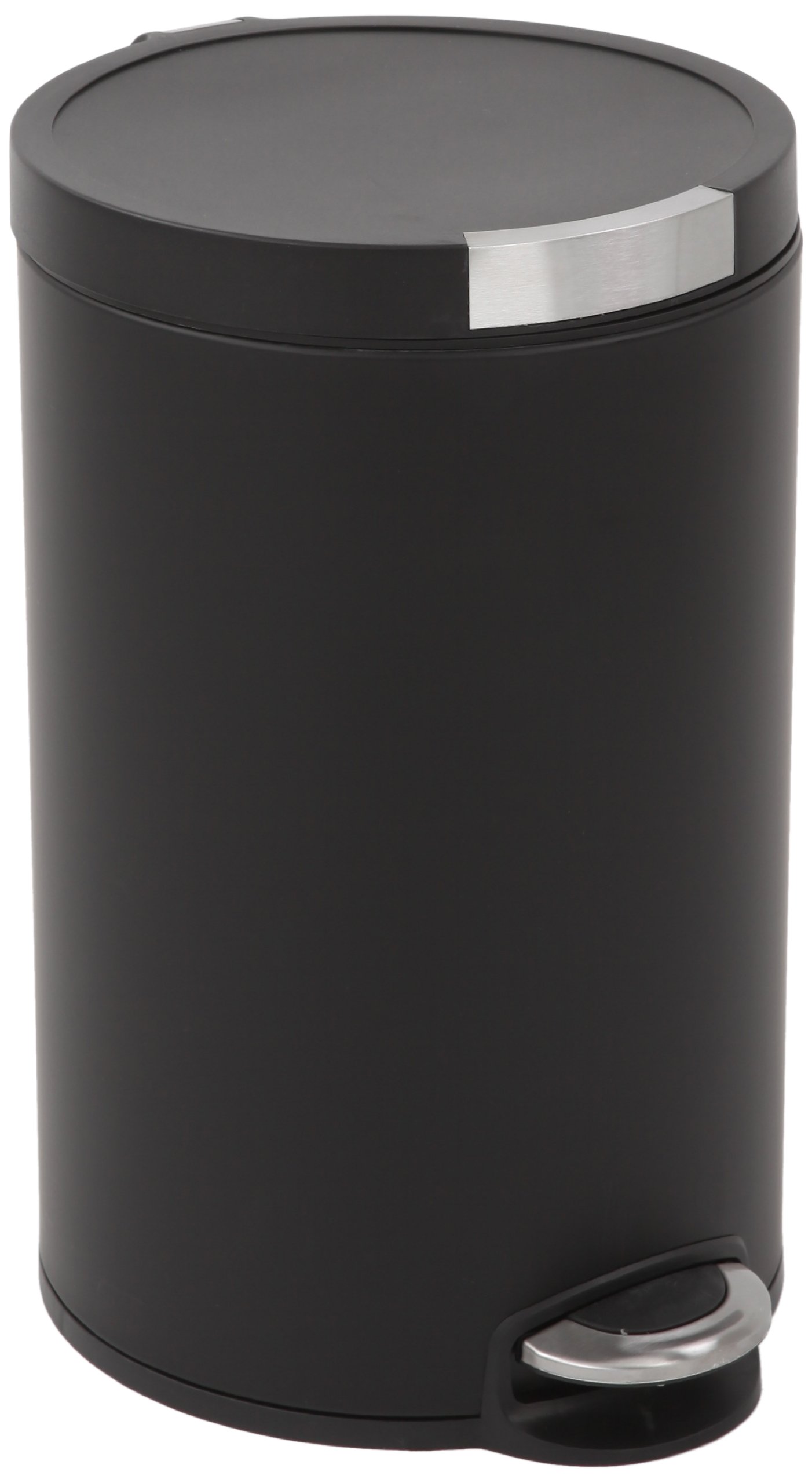 Eko Black Pedal Bin, 12 Litre, Matt