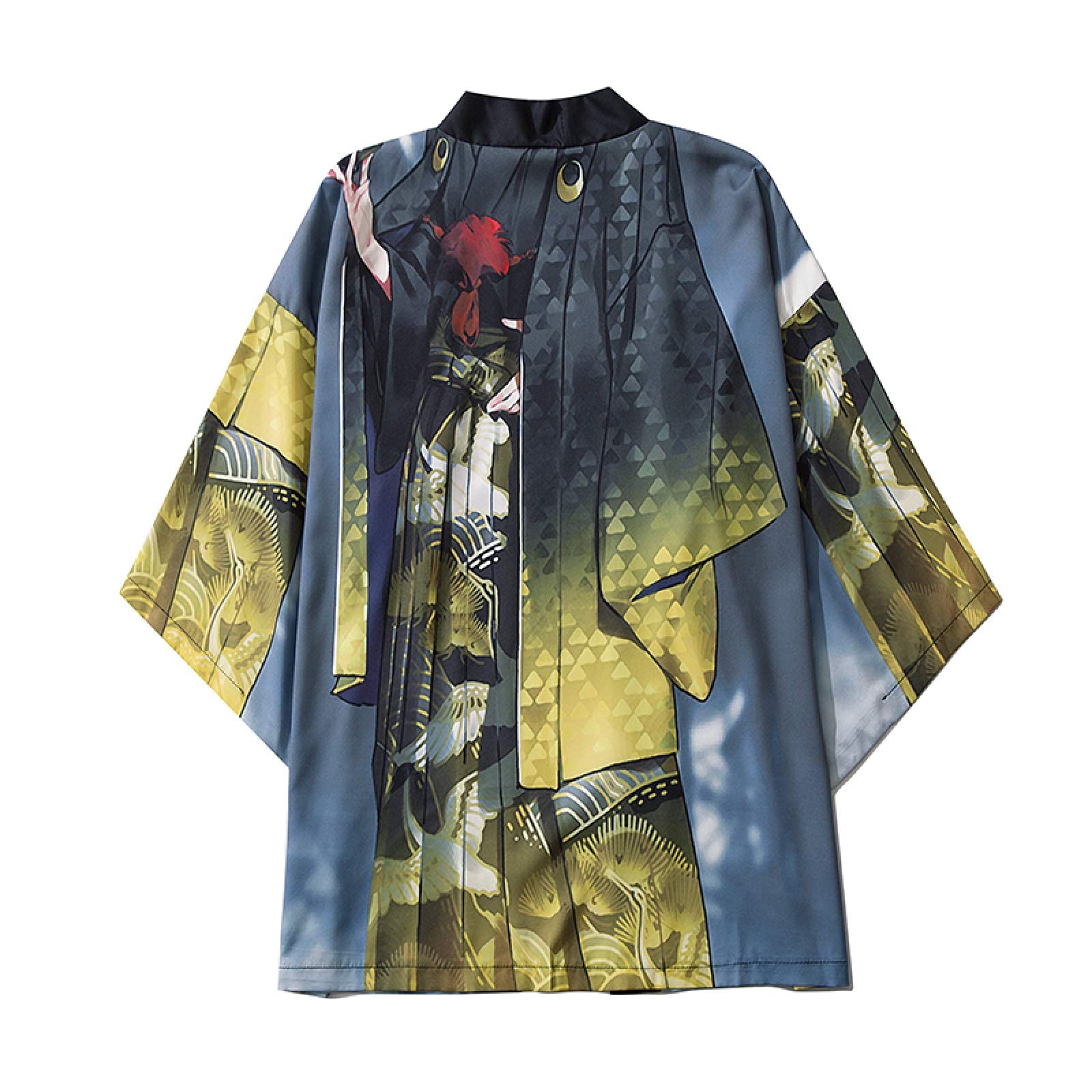 xbslj Kimono Men Cardigan，Summer Japan Streetwear Man Beach Kimono Cardigan for Men Unisex Japanese Yukata Kimonos,XLarge-picture-21