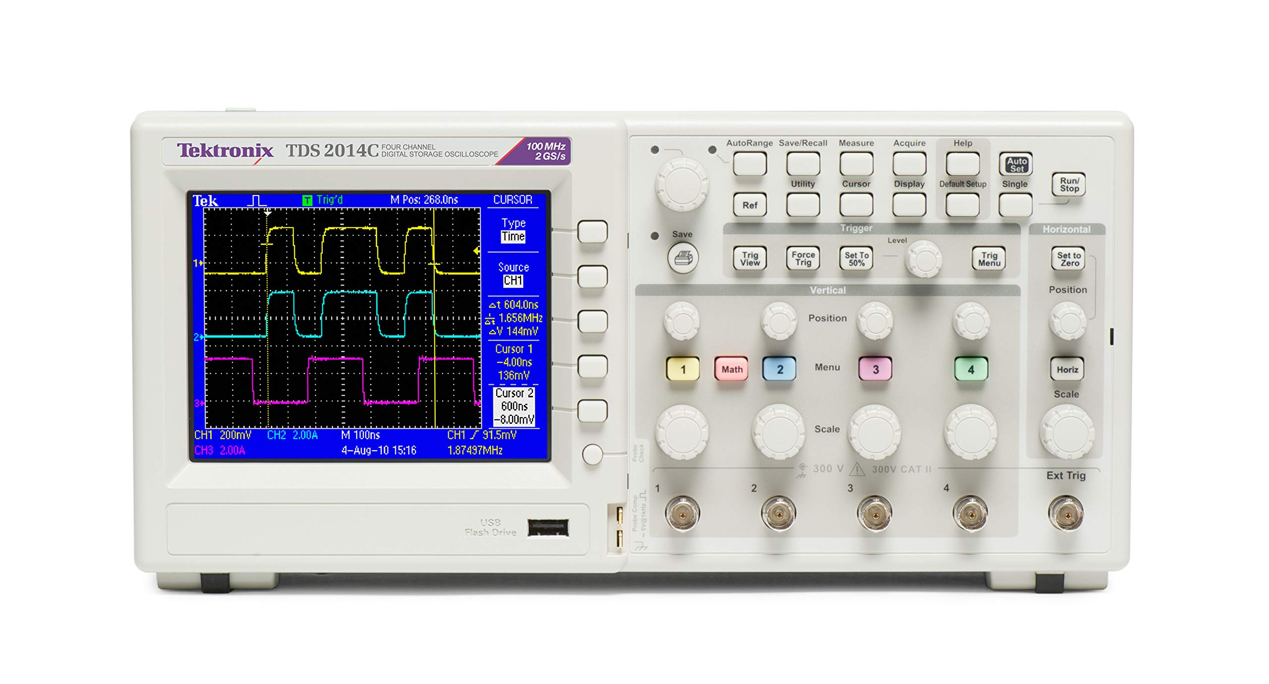 Amazon | TDS2014C 100MHz・2GS/s・4ch デジタル・オシロスコープ 
