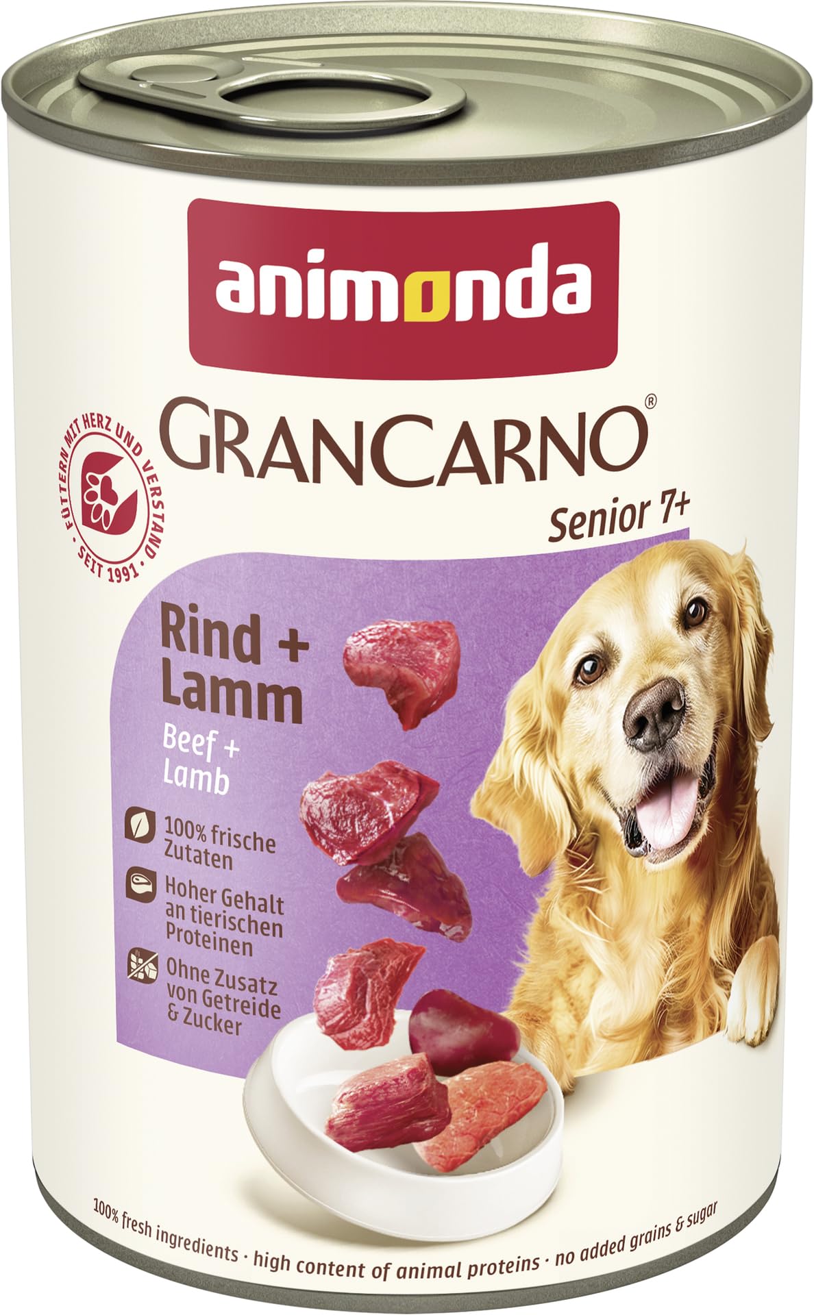 Animonda GranCarno 82737 Kalb+Lamm 6 x 400 g Dose