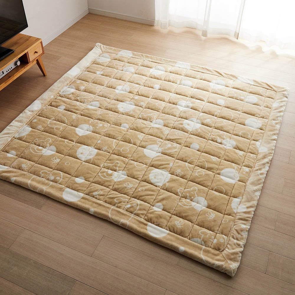 Amazon｜[ベルメゾン] ディズニー キルトラグ あったか なめらかな