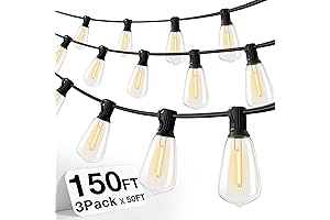 Addlon 3x50FT Premium Outdoor Light Strings