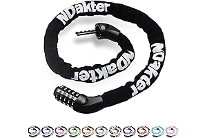 NDakter 5 Digit Anti-Theft Motorcycle Chain Lock