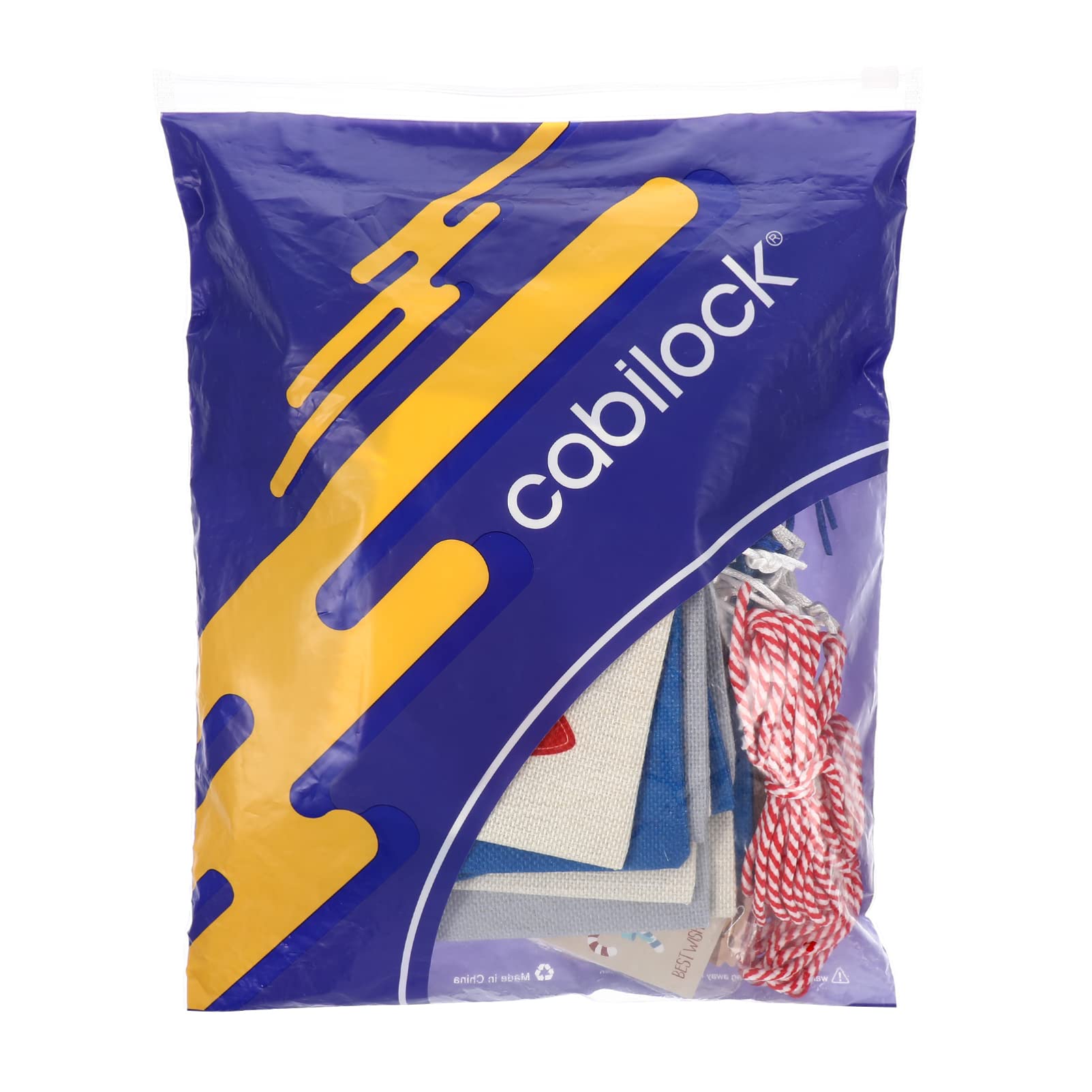 Cabilock Kordelzug-Taschen, 26 Stück/Set, dekorative Countdown-Taschen, Weihnachts-Adventskalender, kreative Weihnachts-Hängetaschen, Weihnachtsbaumschmuck