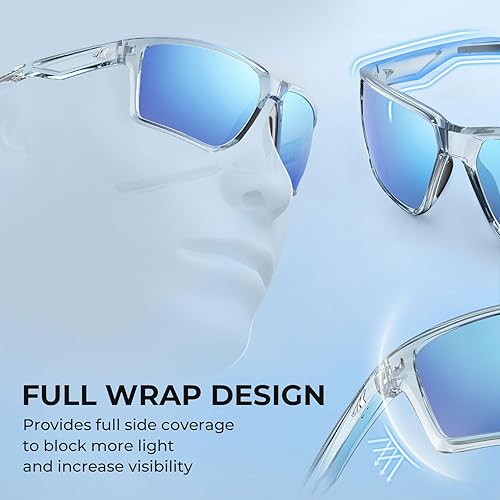 Miniatura 2 de KastKing Osage - Gafas de sol deportivas polarizadas para hombres y mujeres, ideales para conducir, pescar, ciclismo, correr, protección UV