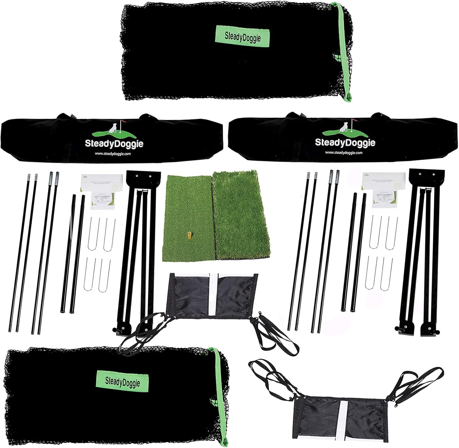 SteadyDoggie Golf Net Bundle Professional Patent Pending