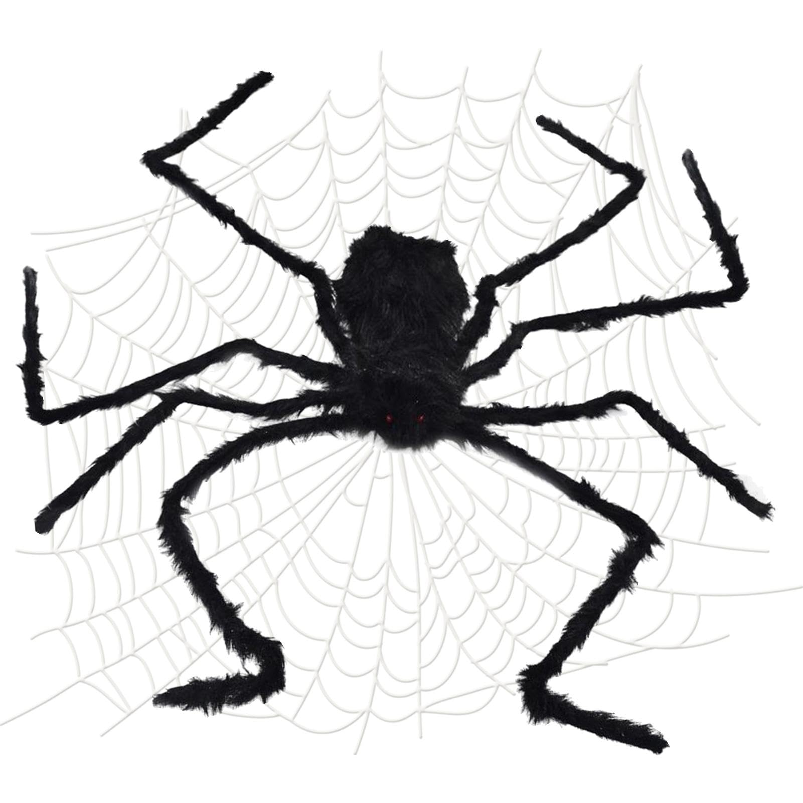 Décorations d'Halloween grandes toiles d'araignées pour animer votre soirée hantée en famille