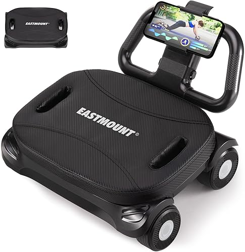 EAST MOUNT Rueda de rodillo abdominal  Rodillo abdominal con soporte de codo para entrenamiento de núcleo, grasa del vientre, rueda abdominal de