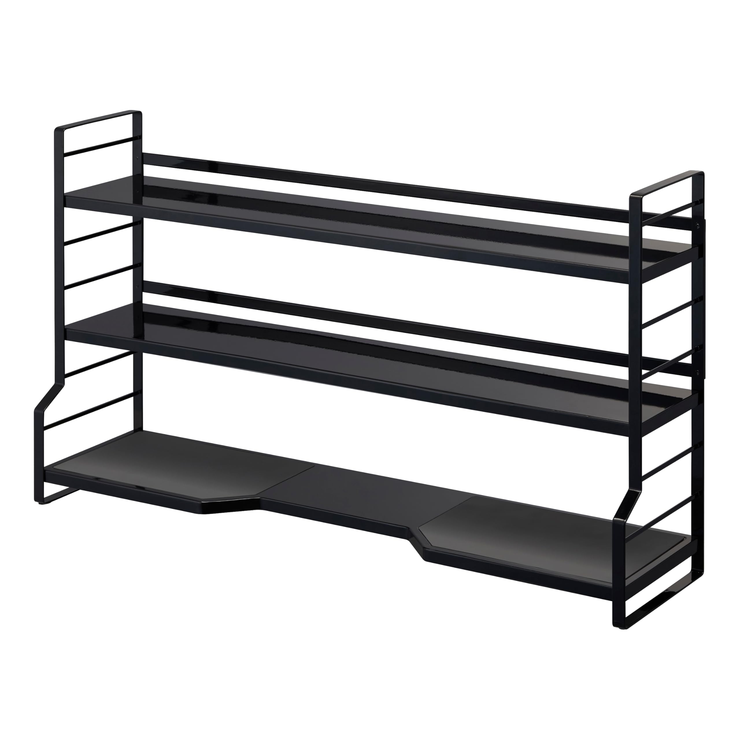 YAMAZAKI Home Tower Sturdy, Standing Countertop/Stovetop Kitchen Shelf/Kitchen Rack/Spice Shelves - Steel
