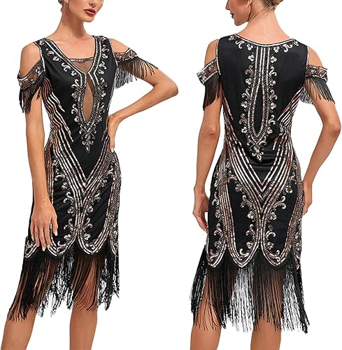 Sequin Dress Prom Dresses Party Sexy Dress Fashion Sequin Fringe Dress New Years Eve Dresses for Women 2023