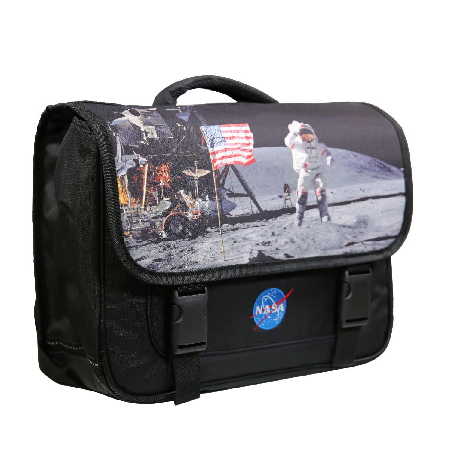 Cartable 38 cm Nasa Astronaute Noir Bagtrotter