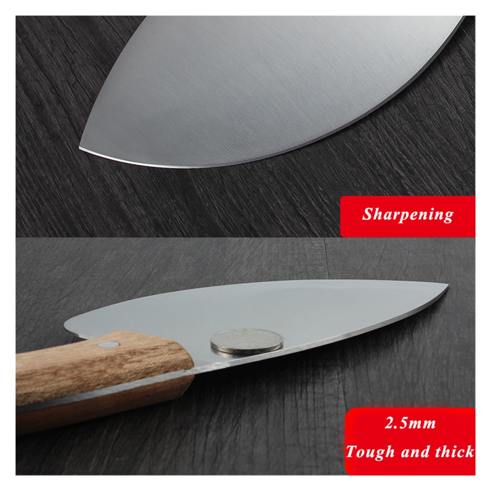 Coltello da sfilettatura affilato for la pancia a lama tonda for affettare frutti di mare, pesce, prodotti acquatici, strumento for la lavorazione, coltelli for esche da pesca