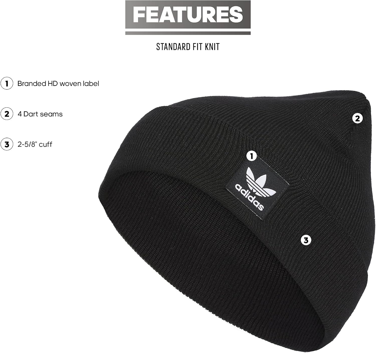 adidas Originals Unisex-Adult Unisex Originals Grove Beanie - Image 2