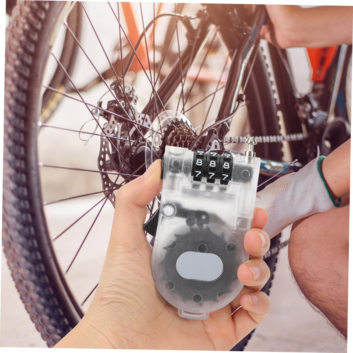 Milisten 3 Ensembles Serrure Antivol Clé Snowboard Chaussure De Ski Bike Lock Locks Serrure Rétractable Antivols De Sécurité Vtt Verrouillage Serrures De Scooter Métal 3 Pièces * 3
