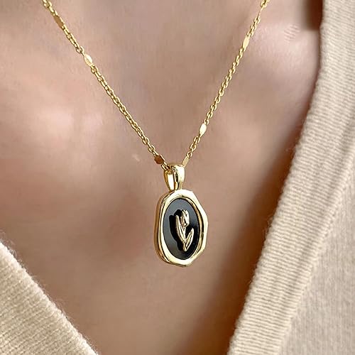 Miniatura 4 de Collar con colgante de flores irregulares para mujer, Y2k, vintage, rosa, camelia, temperamento, joyería de moda, oro para mujer