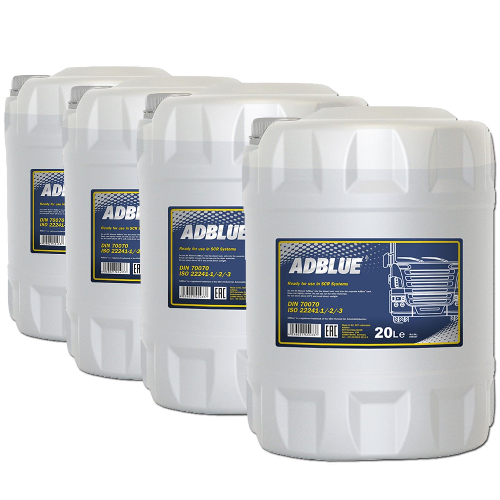 Mannol 4x Öl | Din 70070 Eu-Norm Iso 22241-1/-2/-3, Harnstofflösung