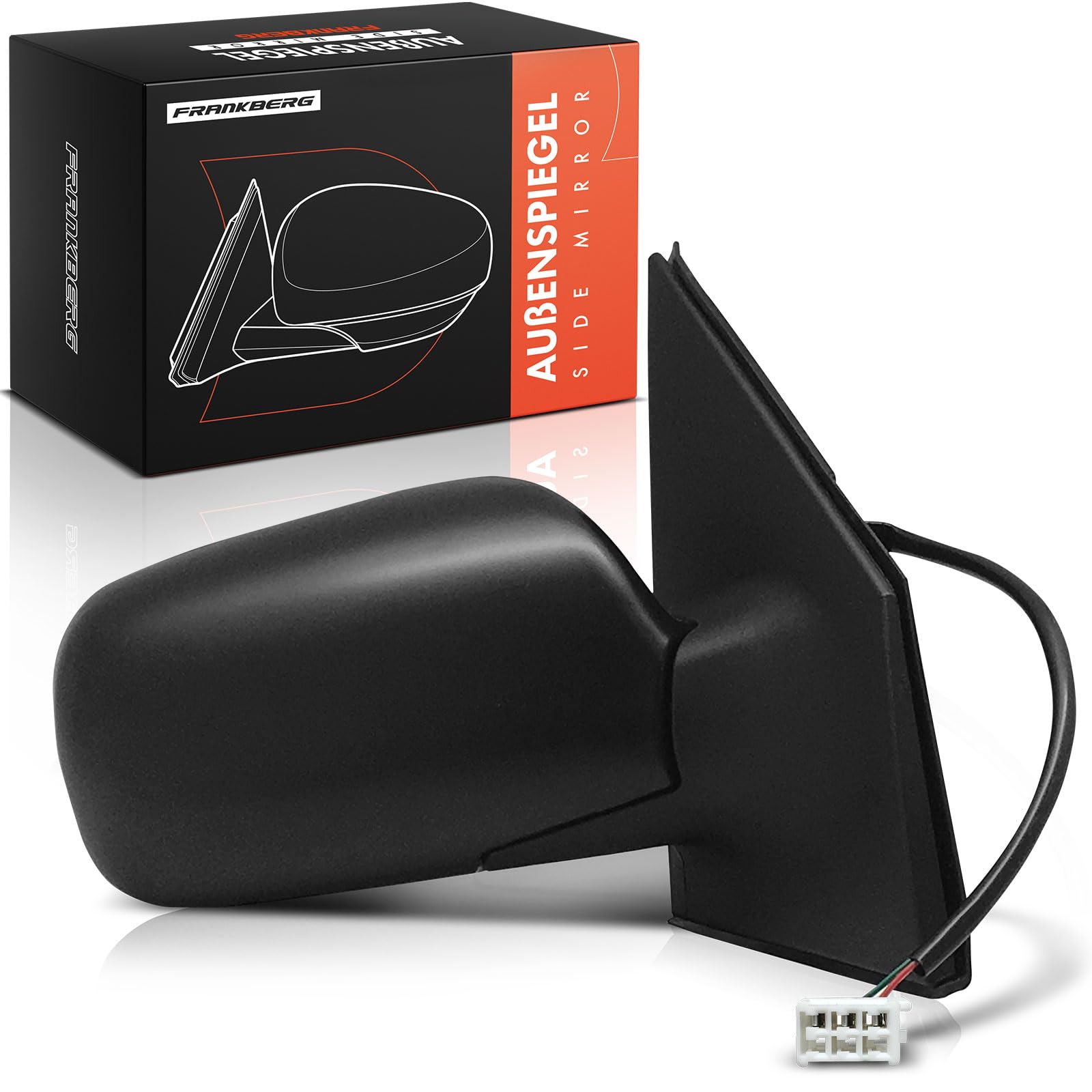 Frankberg Specchio Specchietto Retrovisore Elettrico Destra 3-Poli Compatibile con Yaris P1 1999-2003 Yaris Verso P2 1999-2003 Replace# 879100D902