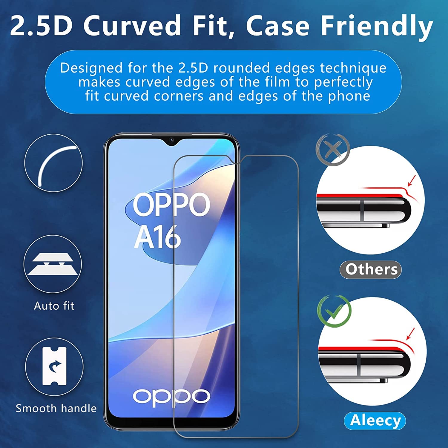 3 Pezzi) Pellicola Protettiva Vetro per Oppo A94 5G Protezione