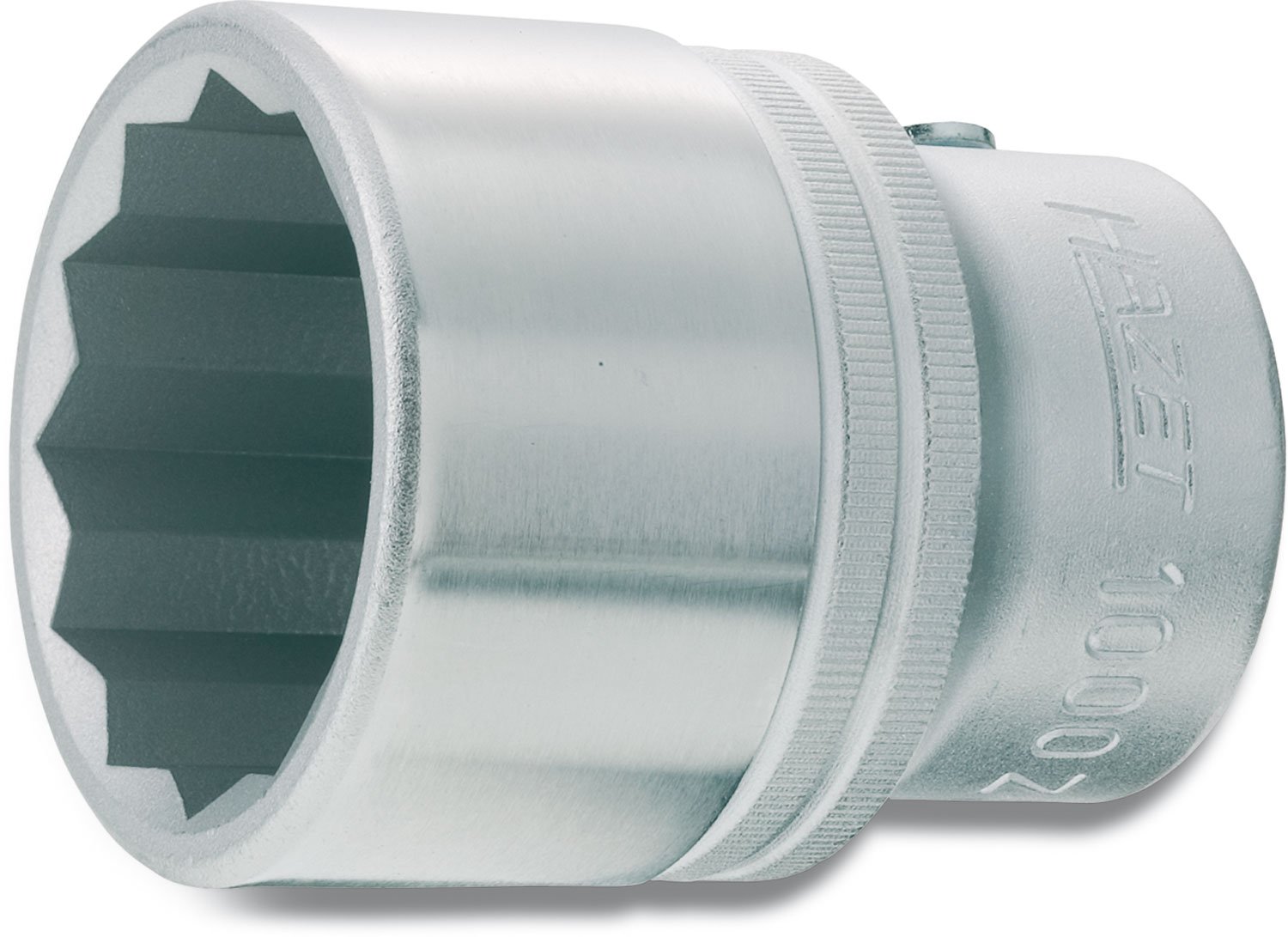 HAZET 1000Z-32 58 mm 12-Point Profile Socket - Chrome-Plated/Polished