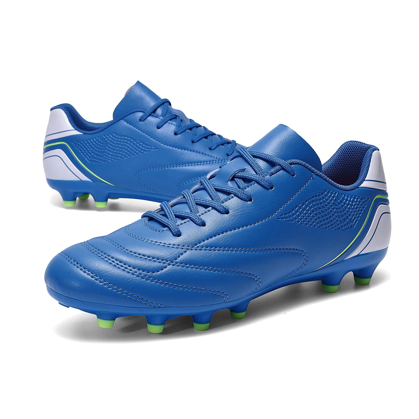 HaloTeam Scarpe da Calcio Uomo Spikes Tacchetti Professionale Scarpe da Allenamento Leggero Antiscivolo Scarpe da Calcetto 39 EU-45 EU