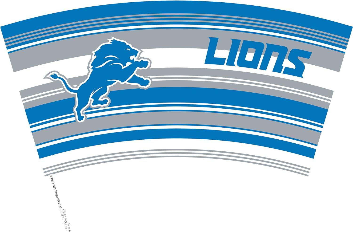 Tervis NFL Detroit Lions - Hype Stripes Made in USA Double Walled Insulated Tumbler Travel Cup Keeps Drinks Cold & Hot, 24oz, Classic - Image 2