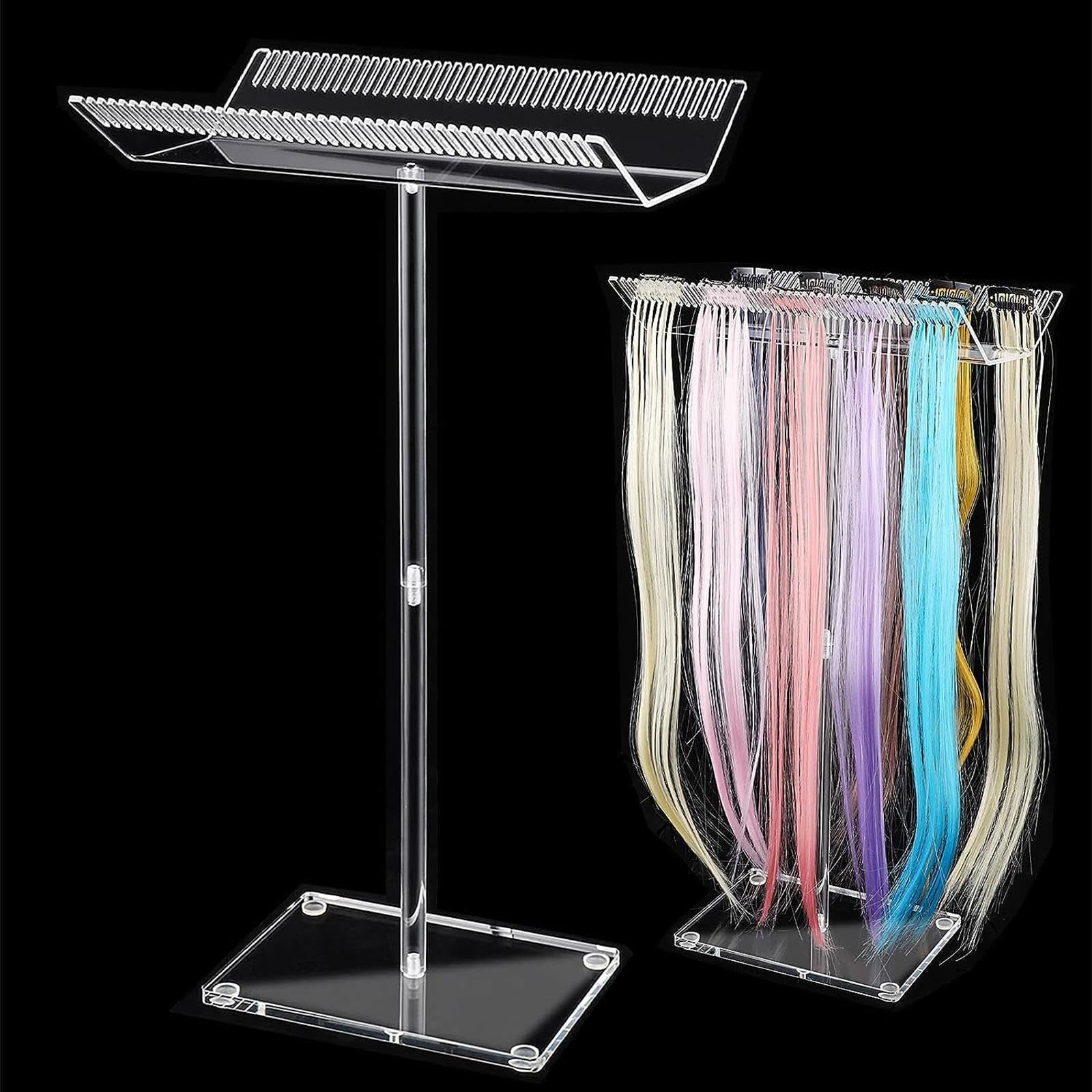 Supporto in Acrilico per Esposizione, Separatore per Trecce, Espositore per Sezioni di Capelli per Negozio E Barbiere, Dimensioni: