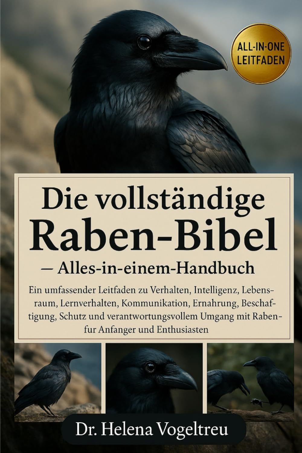 Die vollständige Raben-Bibel (Alles-in-einem-Handbuch): Ein umfassender Leitfaden zu Rabenhaltung, Verhalten, Intelligenz, Lebensraum, Training, ... und Schutz für Anfänger und Enthusiasten