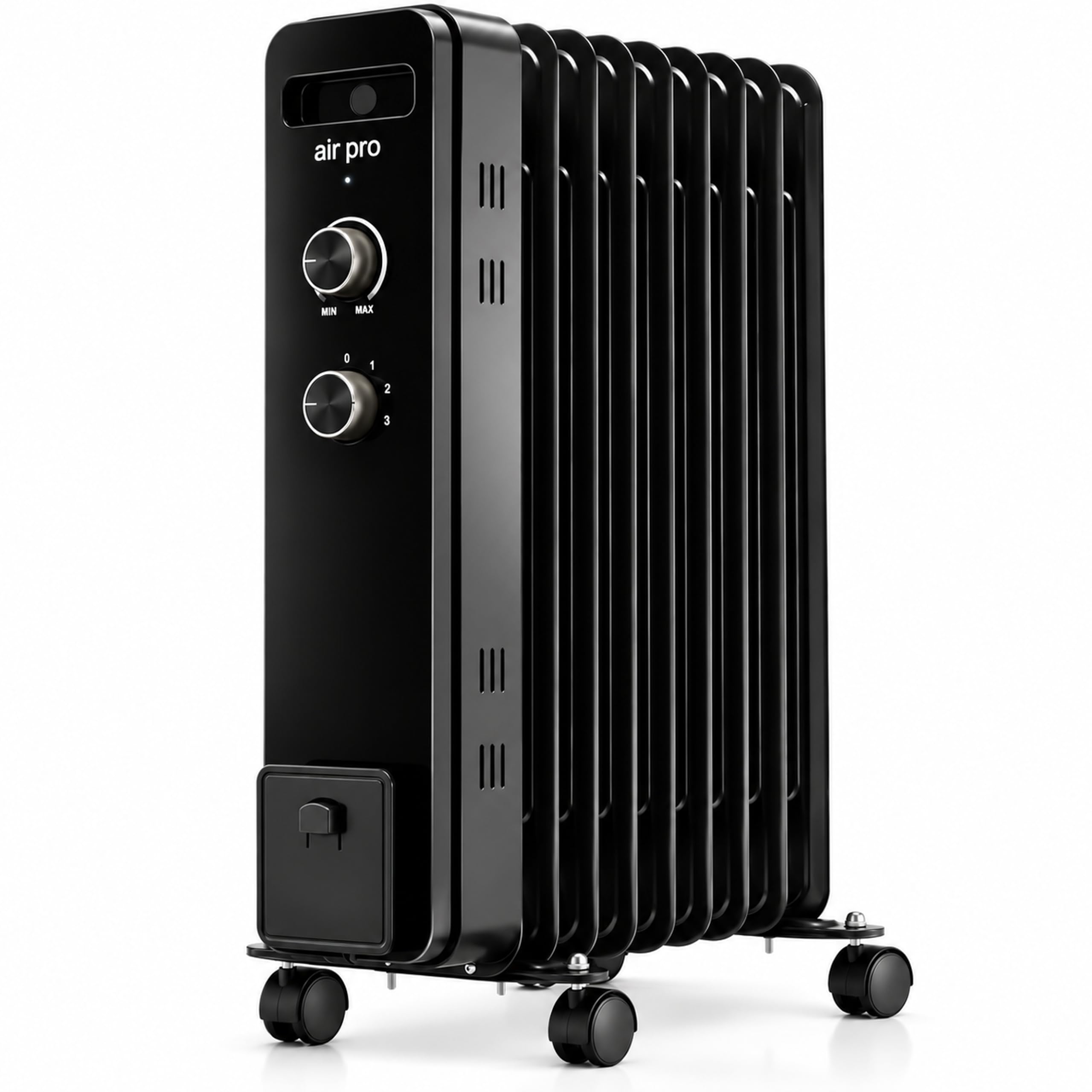 Air Pro 1500W 7 Fin Oil Filled Radiator, Portable Electric Heater for 15m²