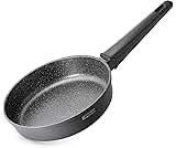 THE ROCK SOHO 8-Inch Non Stick Frying Pan – Nothing Sticks, Never Warps, Lasts Longer, Healthy Skillet with Heat-Resistant Handle, PFOA Free, Oven & Dishwasher Safe, Black