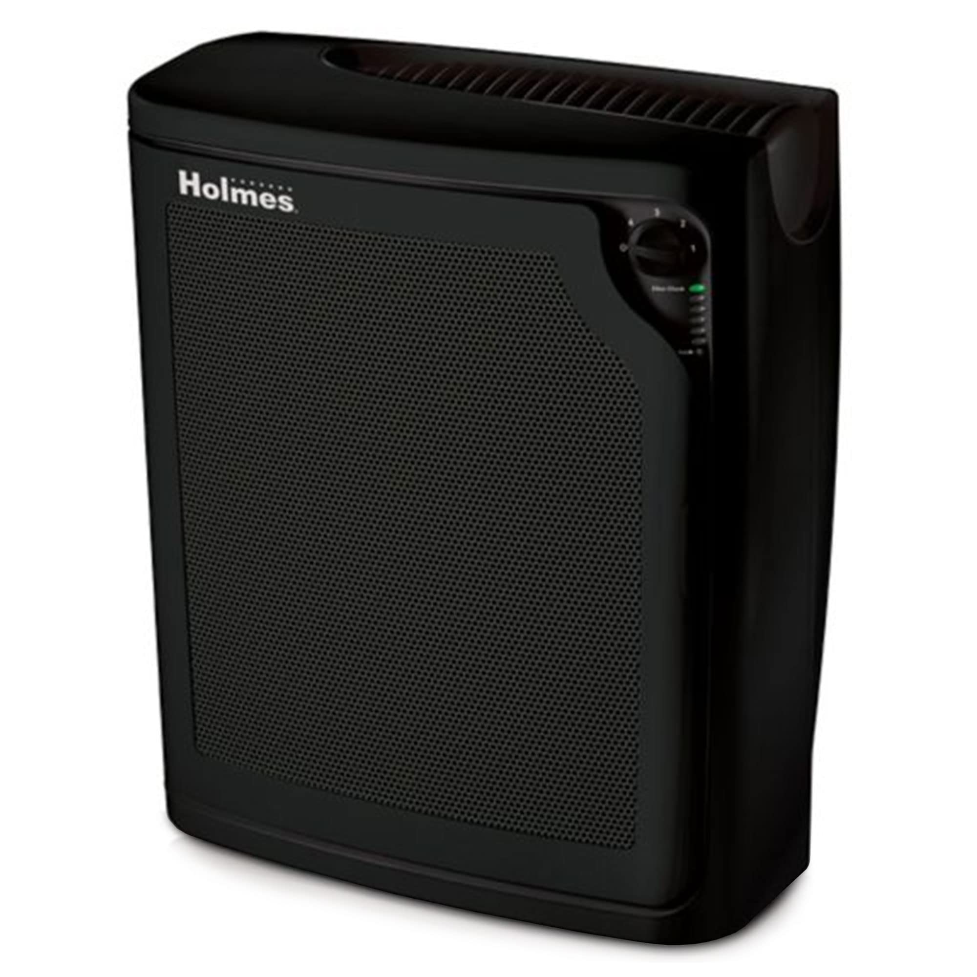 HOLMESHAP8650B-NU-2 True HEPA Slim Console Air Purifier for Removing Airborne Irritants with Filter Life Progress Bar and Quiet Operation, Black