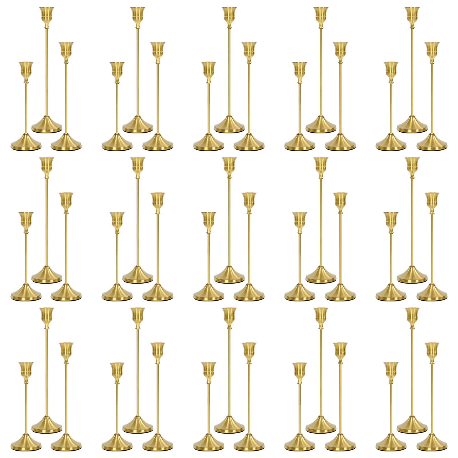 REWOMC 45-Piece Candlestick Holders