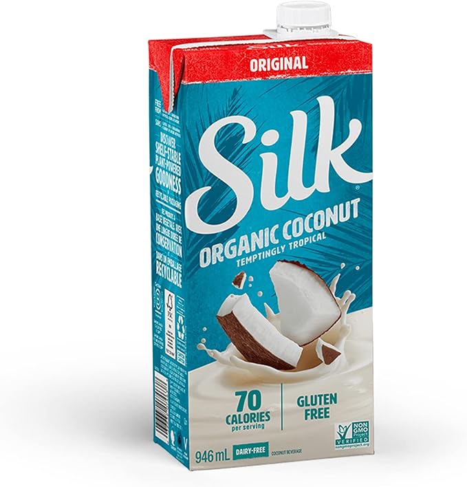 SILK Organic Original Coconut Milk 12 Pack 946ml Organic Plant