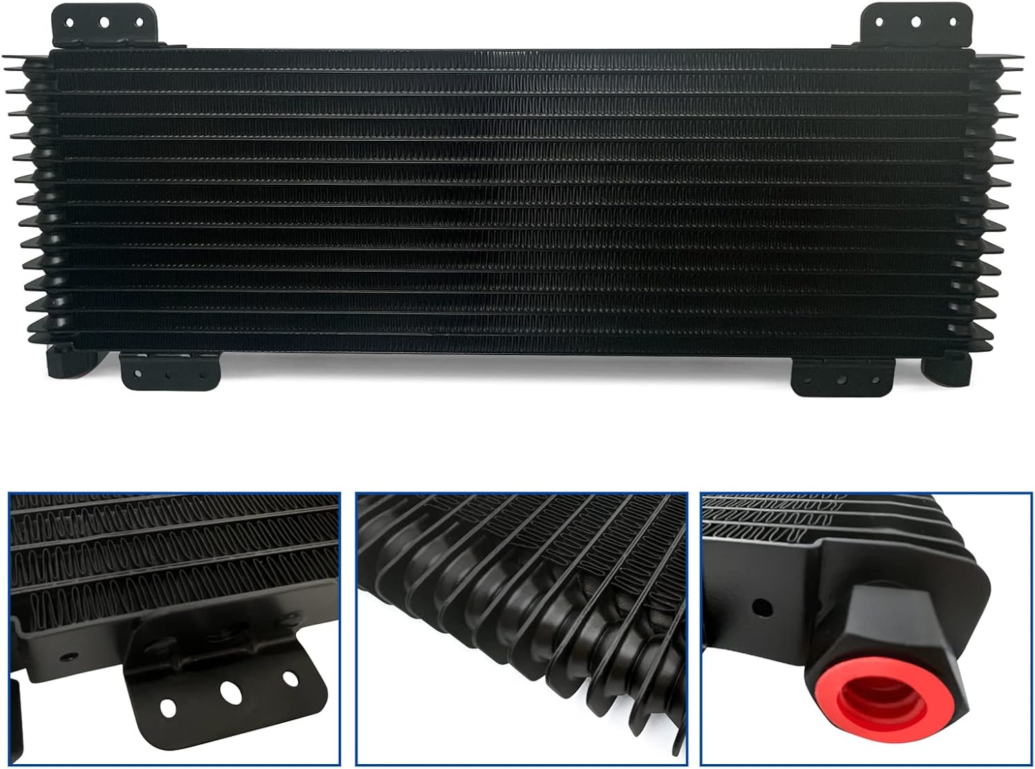LPD47391 47391 Low Pressure Drop Transmission Oil Cooler Suitable For Heavy Duty 40,000 GVW Max 40K Transmission Cooler including Mounting Hardware, Towing Applications and Advanced Cooling Protection