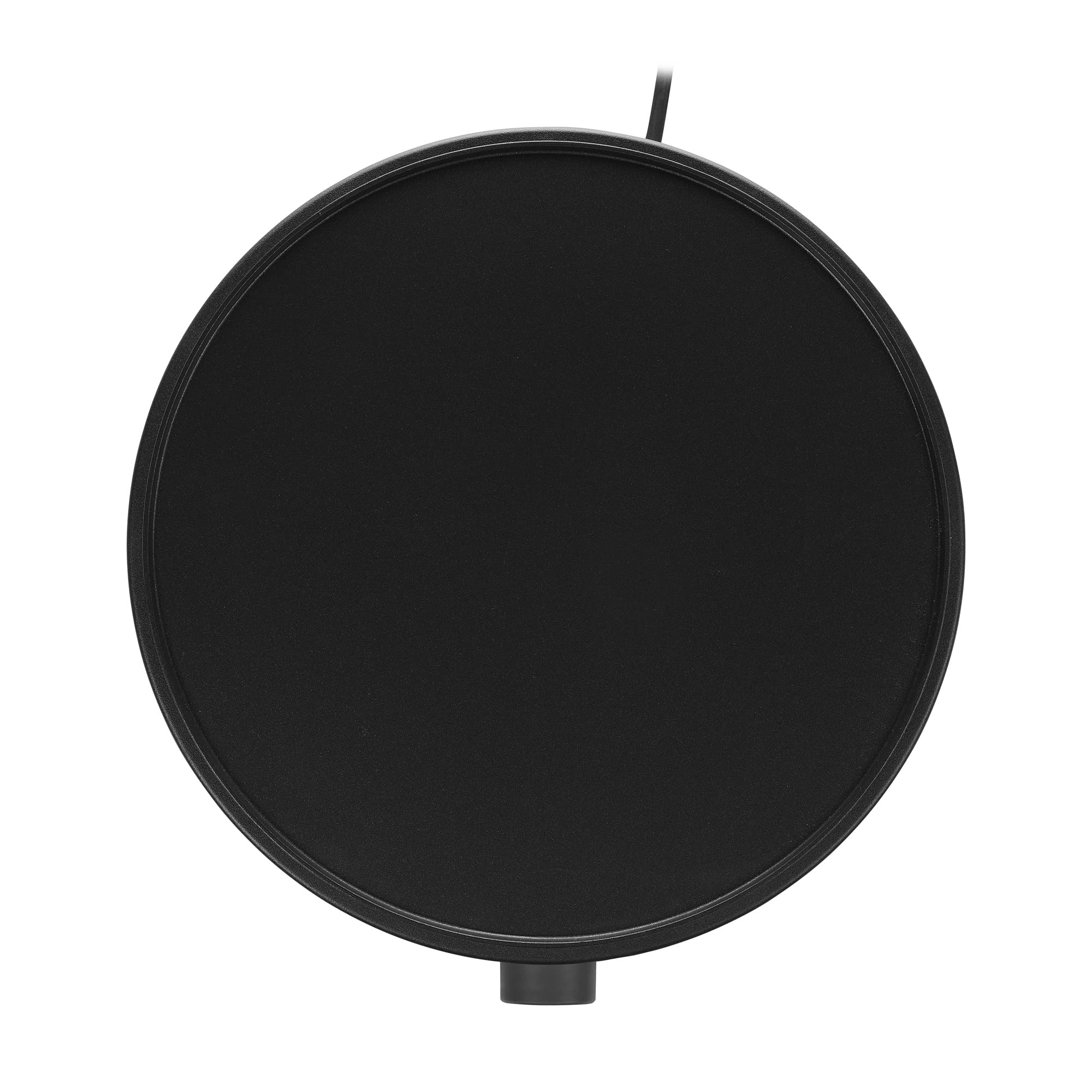 Princess 492235 Crepera Deluxe, superficie de 30 cm de diámetro, termostato regulable, luz indicadora de encendido y listo, recubrimiento antiadherente, 1200 W