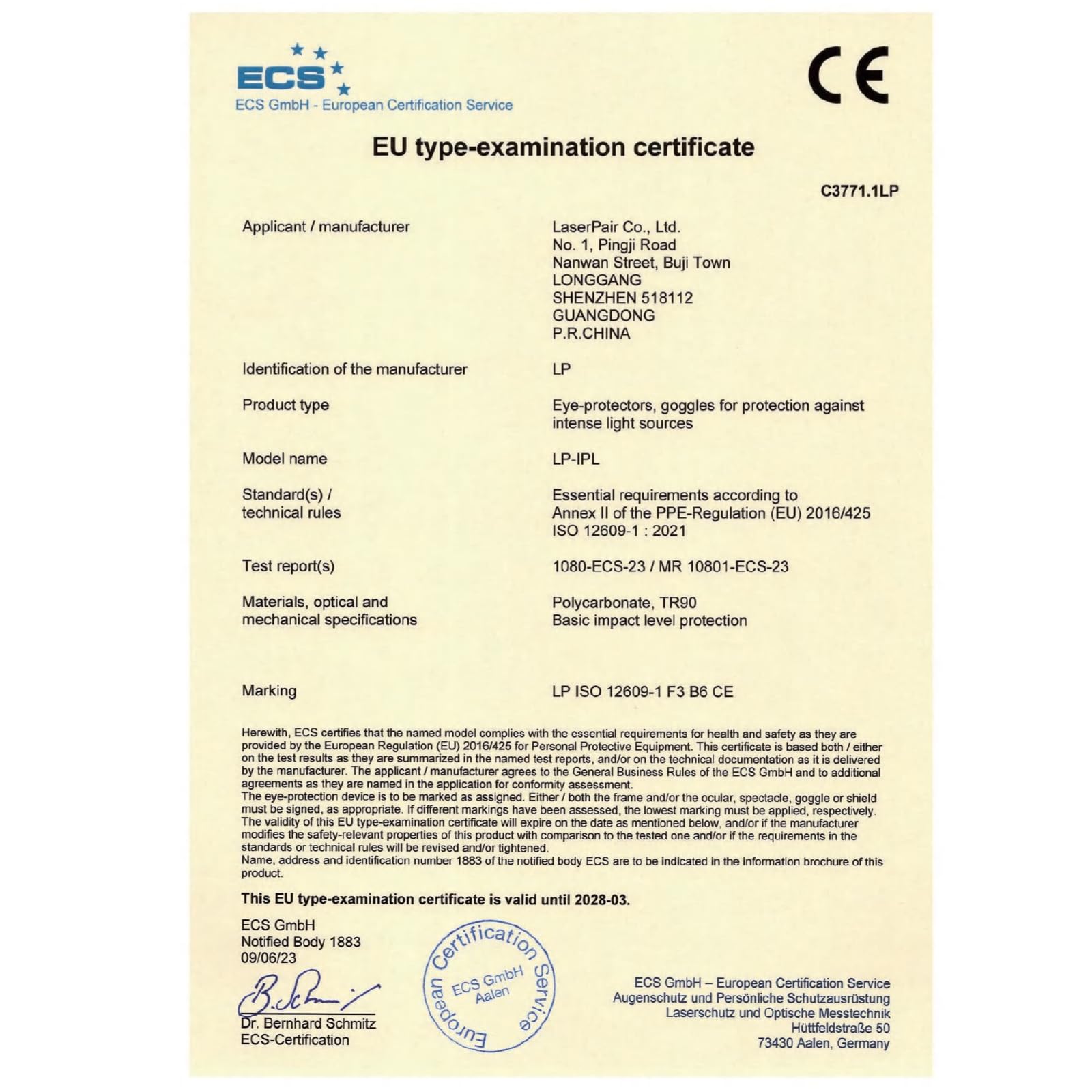 IPL Occhiali di sicurezza 200-1400nm Occhiali di protezione Laser Occhiali di sicurezza, occhiali di protezione UV, occhiali protettivi per depilazione laser | Protezione occhi per depilazione laser, certificazione CE, per luci IPL e trattamento di bellez