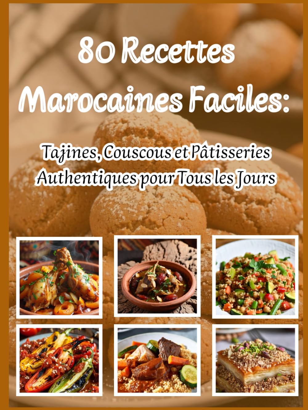 80 Recettes Marocaines Faciles:: Tajines, Couscous et Pâtisseries Authentiques pour Tous les Jours