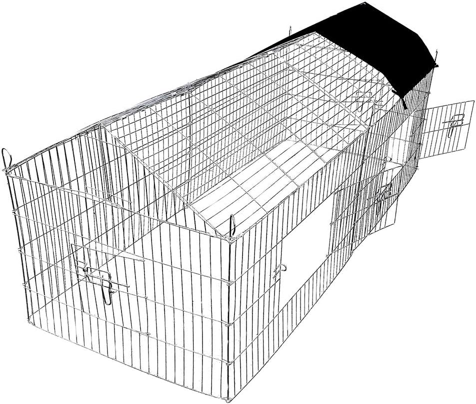 TMZ ® 1.8m Pet Rabbit Run Play Pen Guinea Pig Playpen Chicken Puppy Cage Hutch
