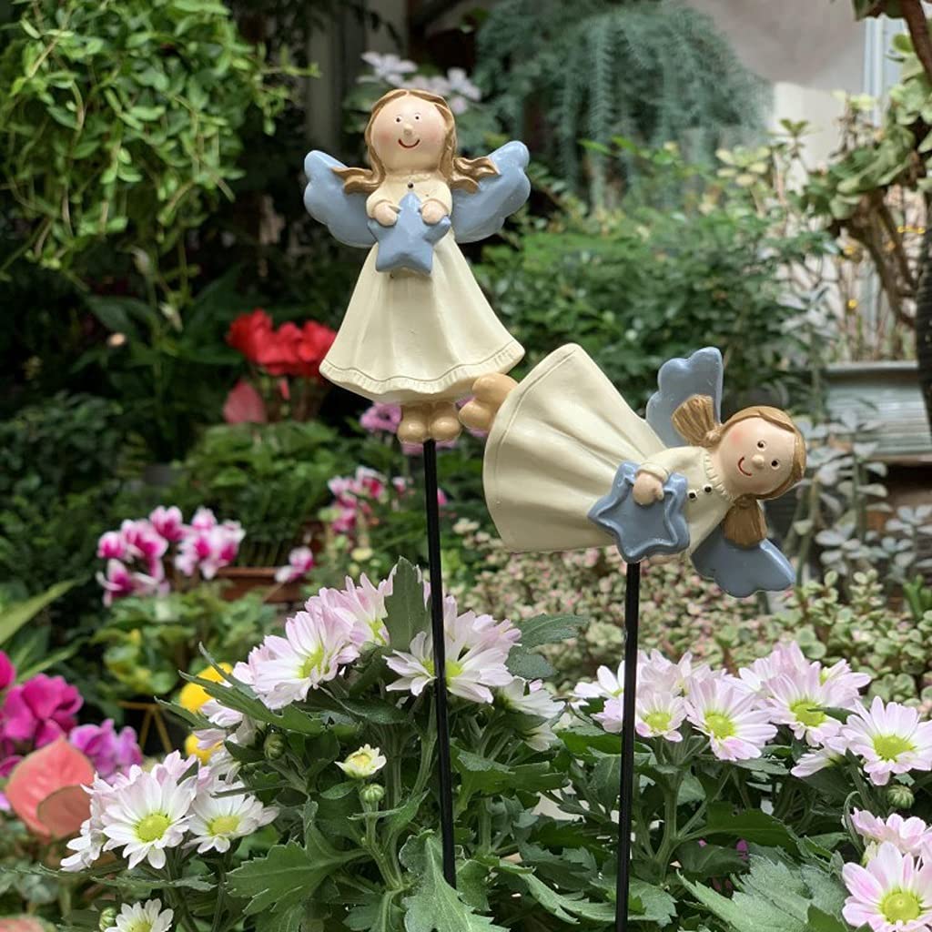 Ogród statuetka ogród kreatywne sukulenty dekoracja doniczka anioł wtyczki ozdoby, używane na balkonie tarasie trawniku drogowym ogrodnictwo mikrokrajobraz dekoracja ogrodowa figurka