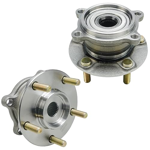 Miniatura 17 de Detroit Axle - Cojinetes de rueda delantera para Honda Civic Pontiac Optima Volkswagen Jetta Chevrolet Aveo Aveo5 G3 Lemans Wave Wave5 Rabbit