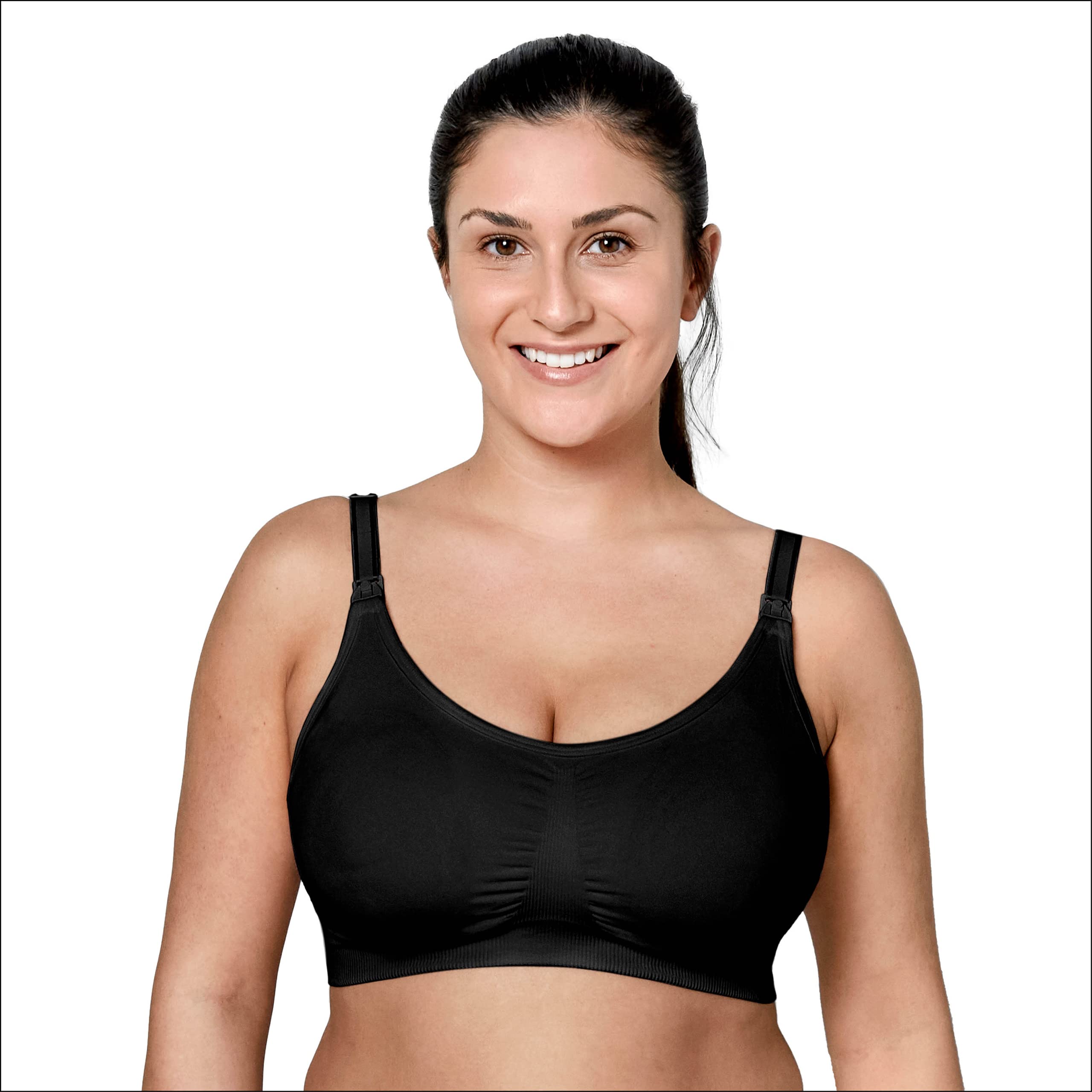 Medela Reggiseno 3 in 1 per allattamento e pompaggio, leggero e confortevole durante l'alimentazione, il pompaggio elettrico o il pompaggio in-Bra