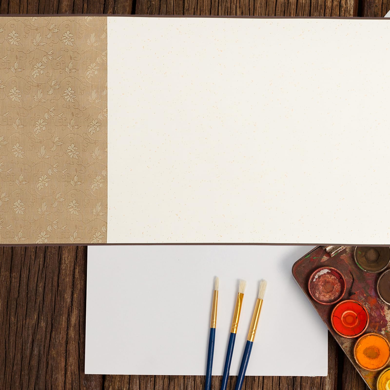 Housoutil Papel de Caligrafía Multifunción Blanco para Pintura Profesional Diseño Compacto Adecuado para Decoración de Oficina y Práctica Artística
