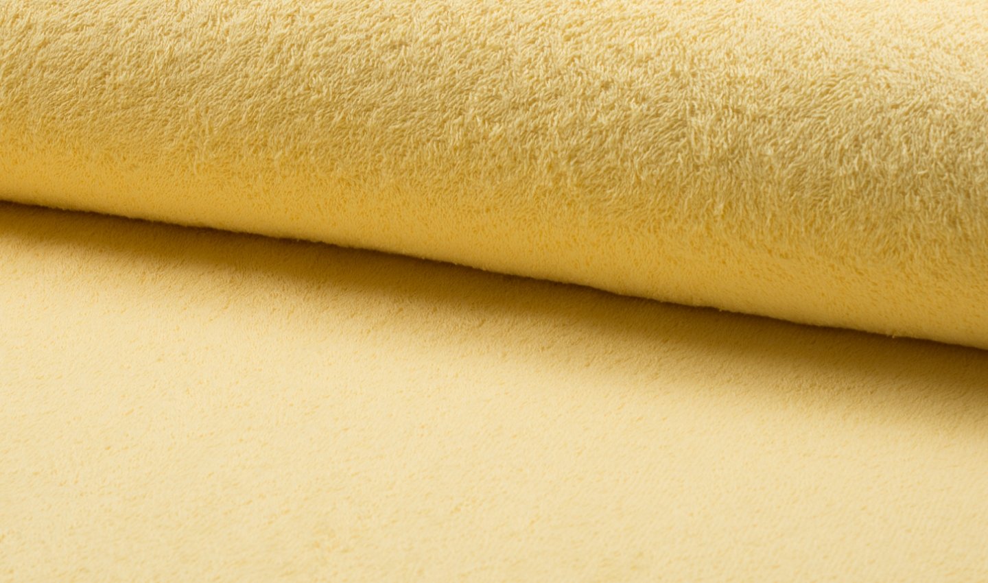 Double Sided Cotton TERRY TOWELLING Fabric Material - VANILLA