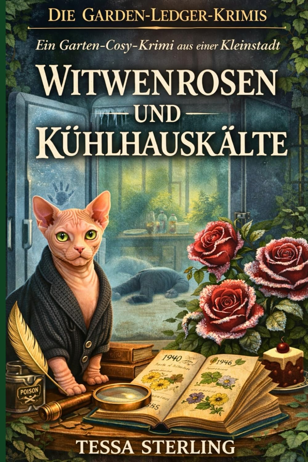 Witwenrosen und Kühlhauskälte: Ein Garten-Cosy-Krimi aus einer Kleinstadt (Die Garden-Ledger-Krimis)