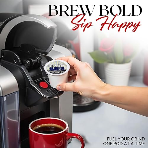 Miniatura 18 de InfuSio Cápsulas de café 96 unidades de tostado medio tostado medio cápsulas de café para cafeteras Keurig K Cups - InfuSio Premium Toasted Keurig