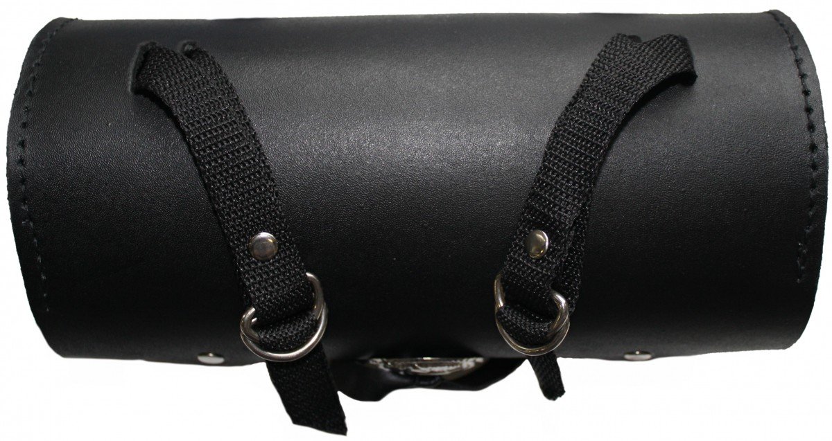 Motorrad Werkzeugtasche Satteltasche Motorradtasche Toolbox Echtleder schwarz