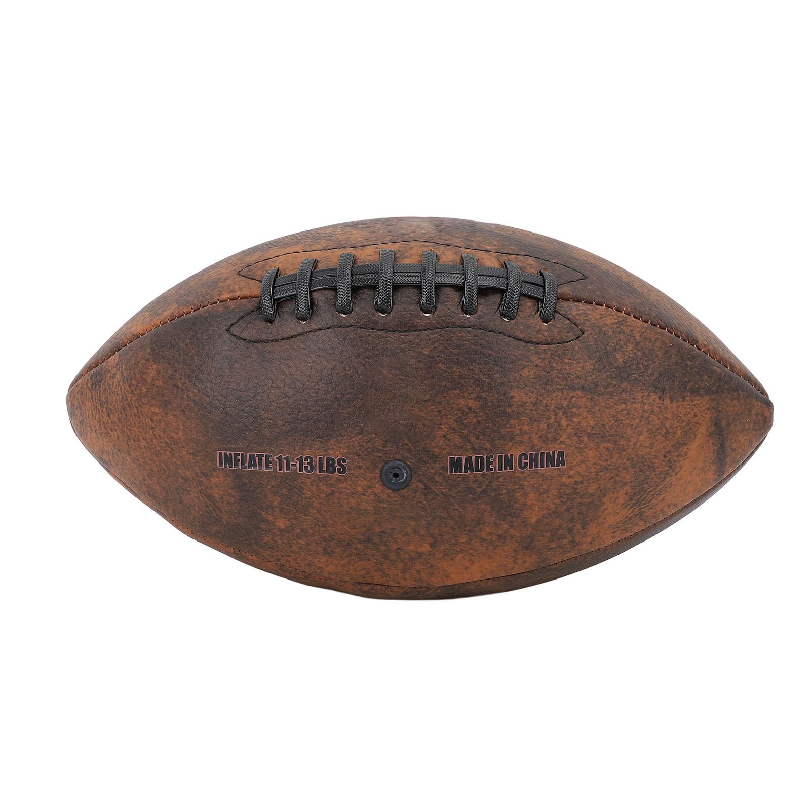 Wygodna w trzymaniu, trwała piłka treningowa do rugby, rozmiar 9, PU, ​​w stylu vintage, do gry w piłkę nożną