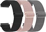 Bandes de montres intelligentes Gloryfit, 22mm Bandes de surveillance pour GloryFit T80 T70 T60 T50 P99 P98 Smartwatch, Bracelet de rechange de bracelets en nylon élastique extensible pour Gloryfit