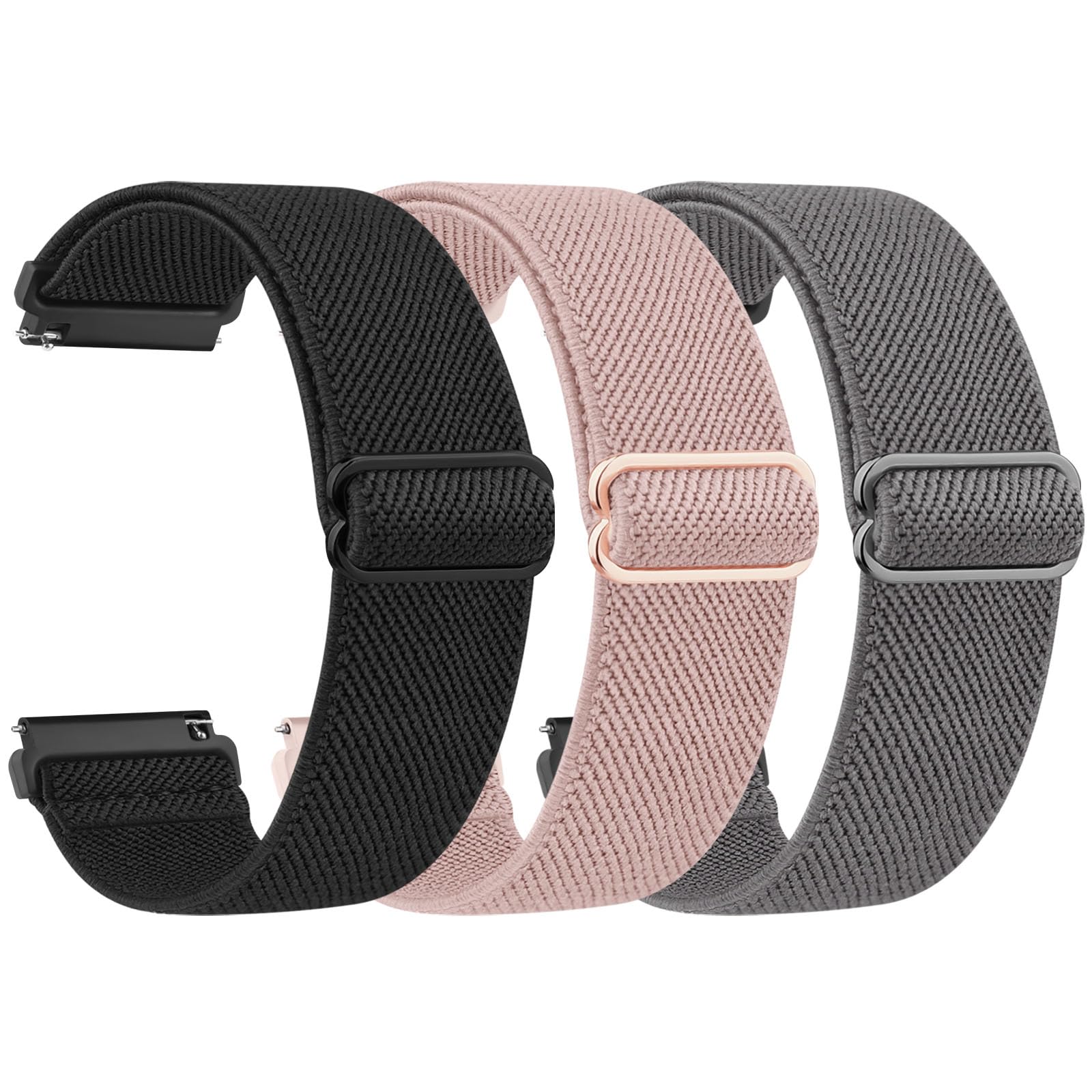 Mugust Bands for Fitvii HM57 MorePro HM57 Smart Watch Bands Stretch Elastic Nylon Band for Fitvii MorePro HM57