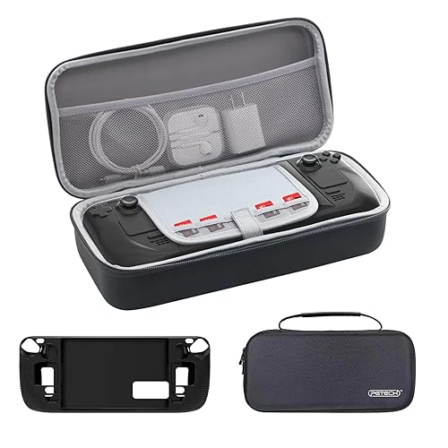 Funda de accesorios para cubierta de vapor, funda de transporte para cubierta de vapor (se adapta al adaptador de CA delgado) y funda de silicona